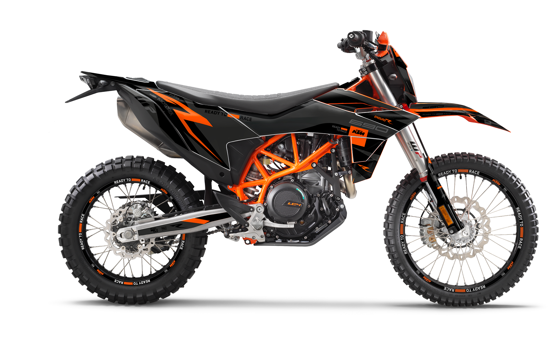 KTM 690 Enduro R 2026 GRAPHICS - "Torque Reloaded" (Black/Orange) - MotoProWorks