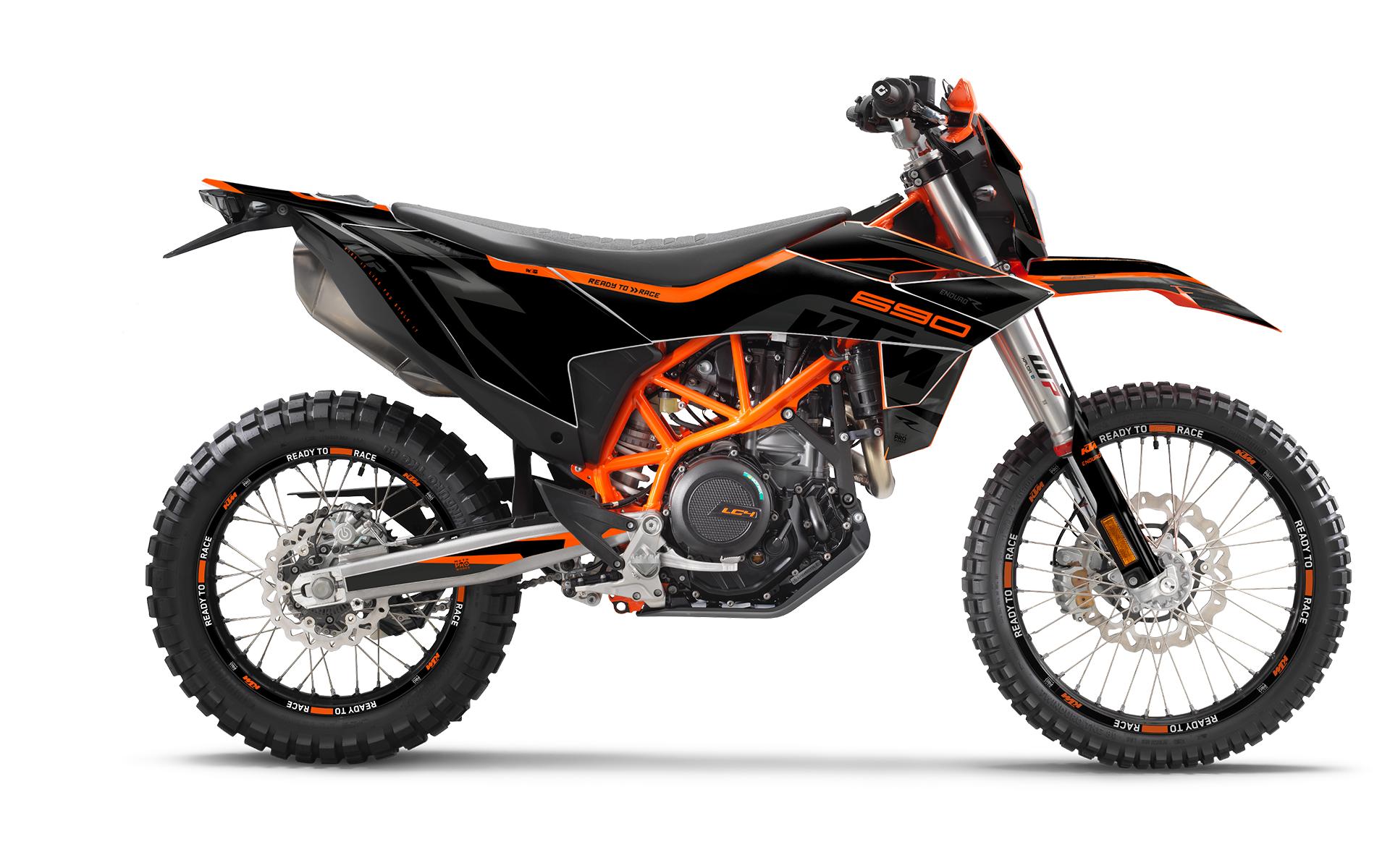 KTM 690 Enduro R 2026 GRAPHICS - "Torque" (Solid/Grey/Black) - MotoProWorks
