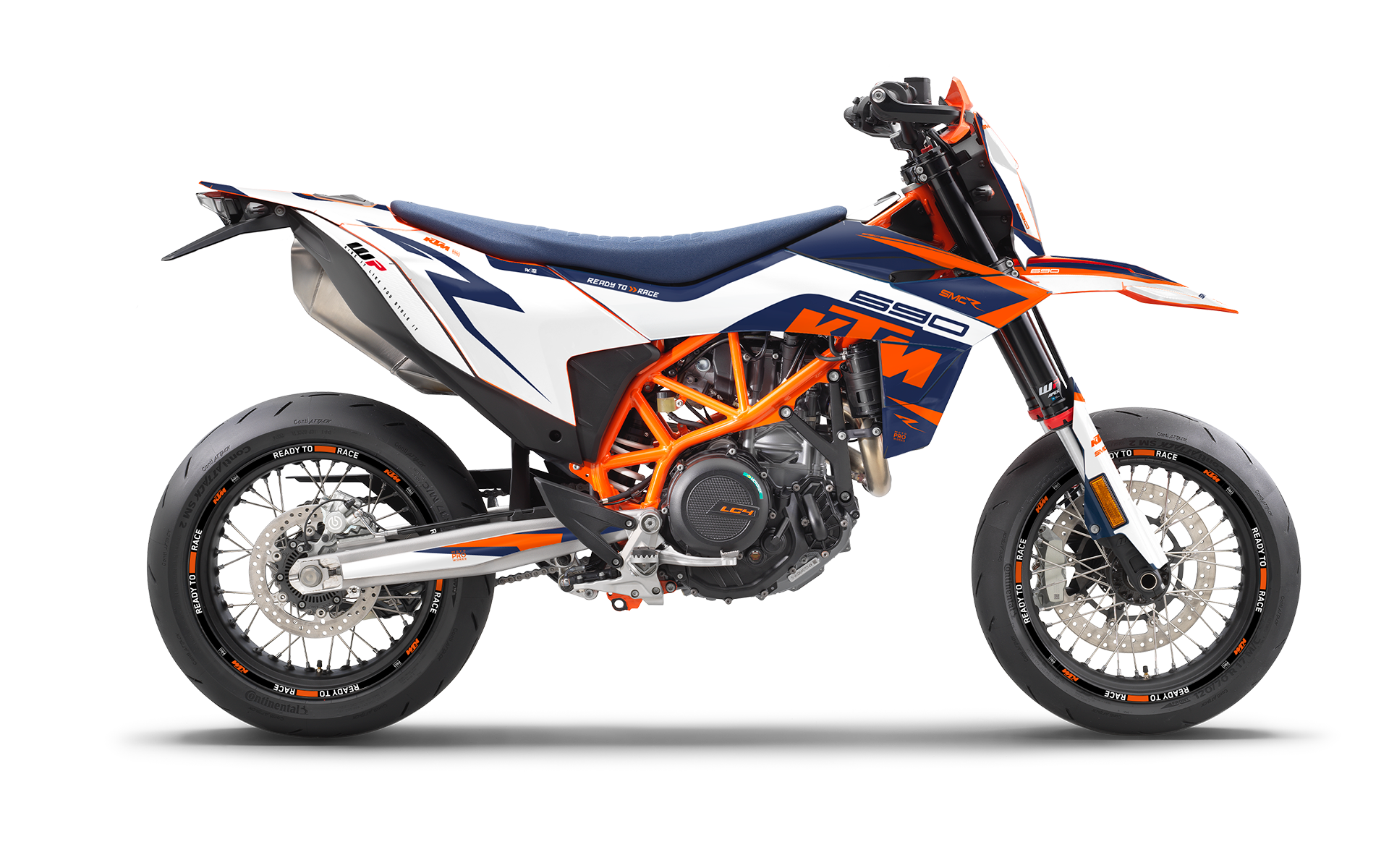 KTM 690 SMC-R 2026 GRAPHICS - "Torque" (White/Blue) - MotoProWorks