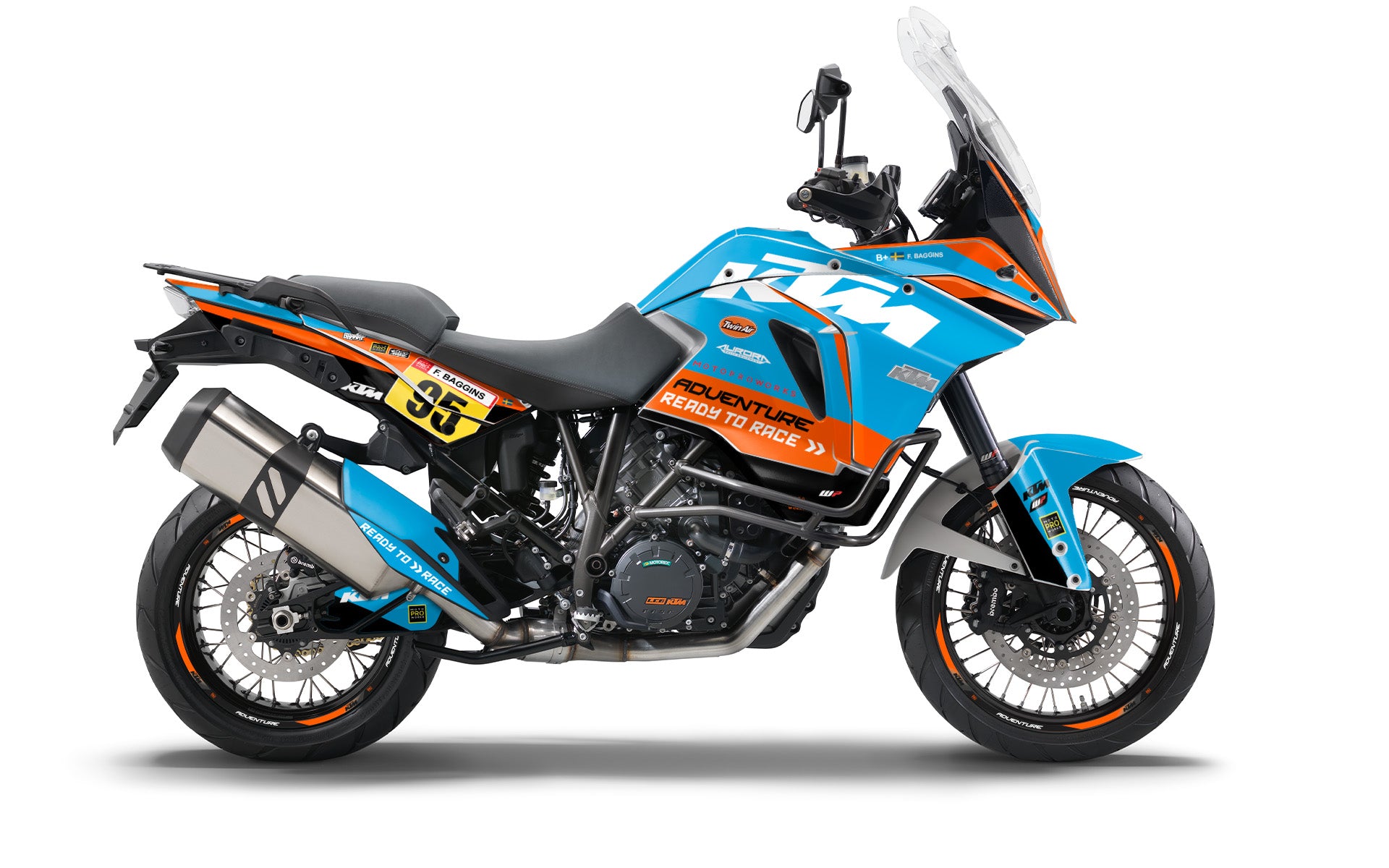 KTM 1290 Super Adventure 2015-2016 GRAPHICS - "Waypointer" (Ocean) - MotoProWorks