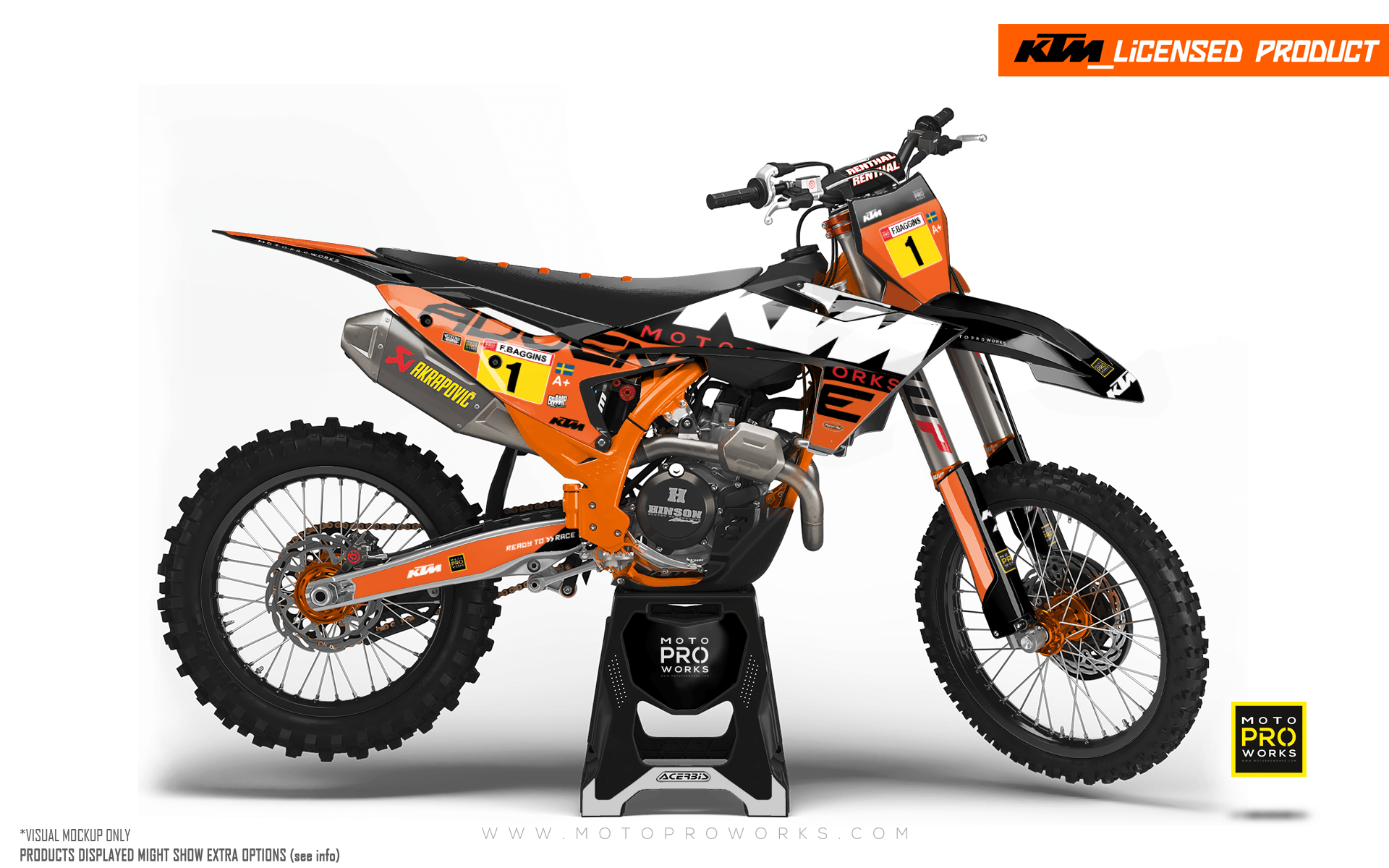 KTM SX / SX-F GRAPHICS - "Waypointer" (Midnight) - MotoProWorks