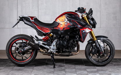 BMW F 900 R GRAPHICS - "Flake" (Black/Red) - MotoProWorks