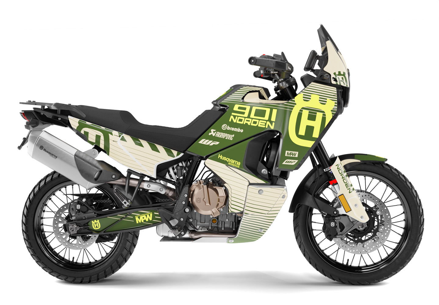 HUSQVARNA Norden 901 GRAPHICS - “Delta” (Sand) - MotoProWorks