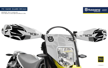 Husqvarna 701 Enduro Graphics - "Flake" (Grey/Black) - MotoProWorks