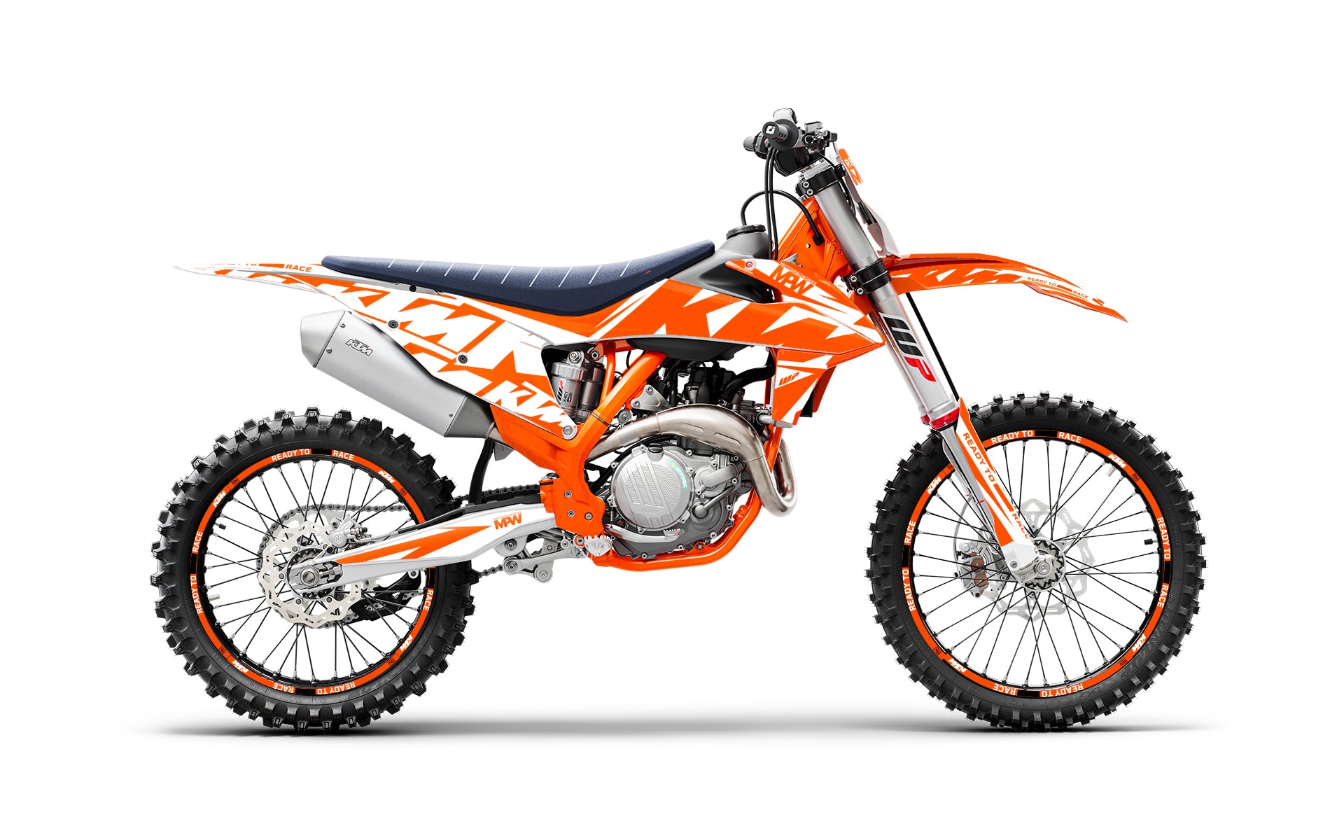 KTM EXC / EXC-F GRAPHICS - “Kickdrift” (Orange) - MotoProWorks