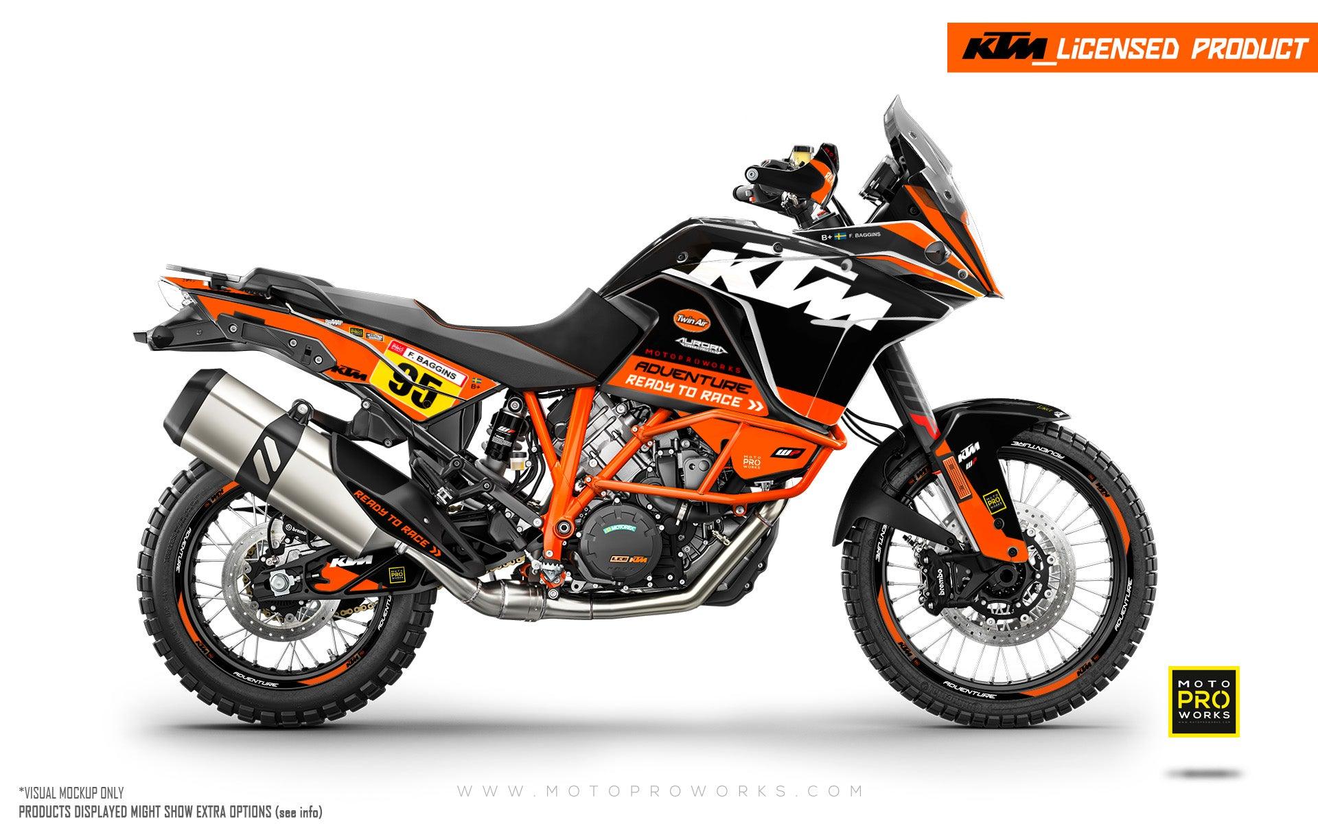 KTM 1090 Adventure GRAPHICS - "WAYPOINTER" (Midnight) - MotoProWorks