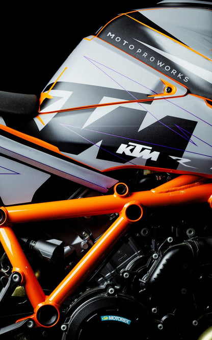 KTM 1390 Super Duke R/Evo GRAPHICS - "Revel" (Chalk) - MotoProWorks