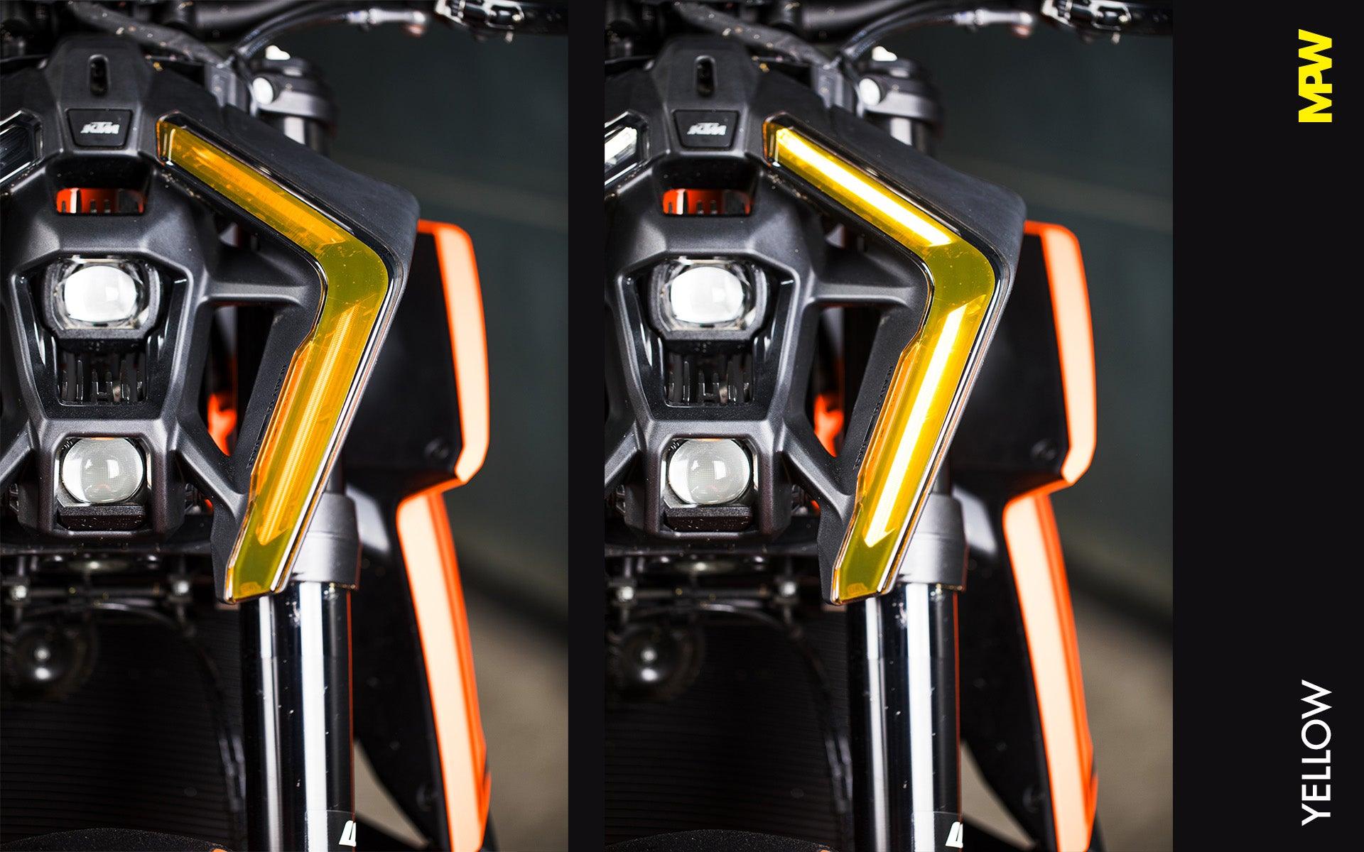 Premium Headlight Tinted Film for KTM 1390 Super Duke R/Evo - MotoProWorks