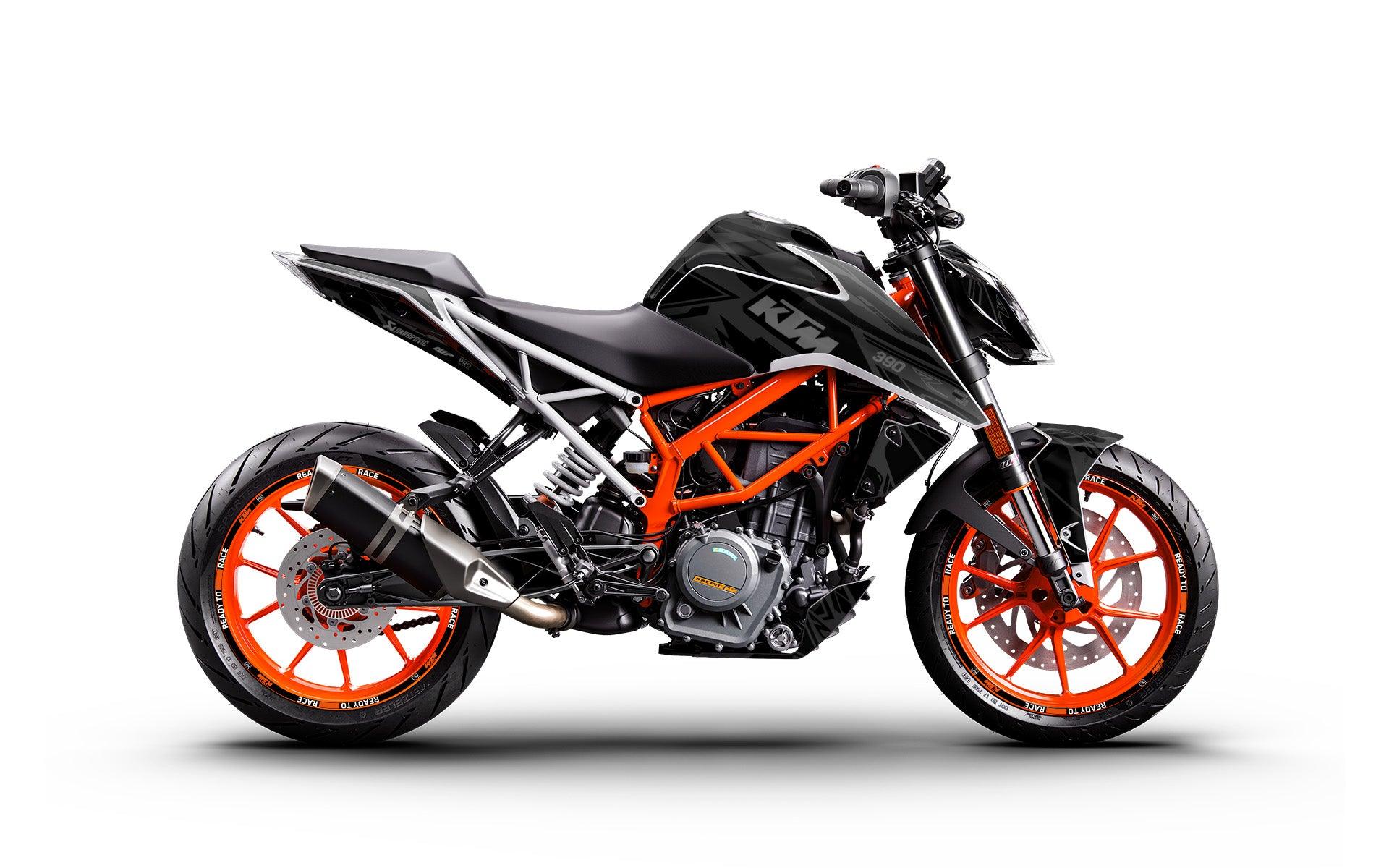 KTM 250 Duke 2011-2023 GRAPHICS - "Pulse" (Black) - MotoProWorks