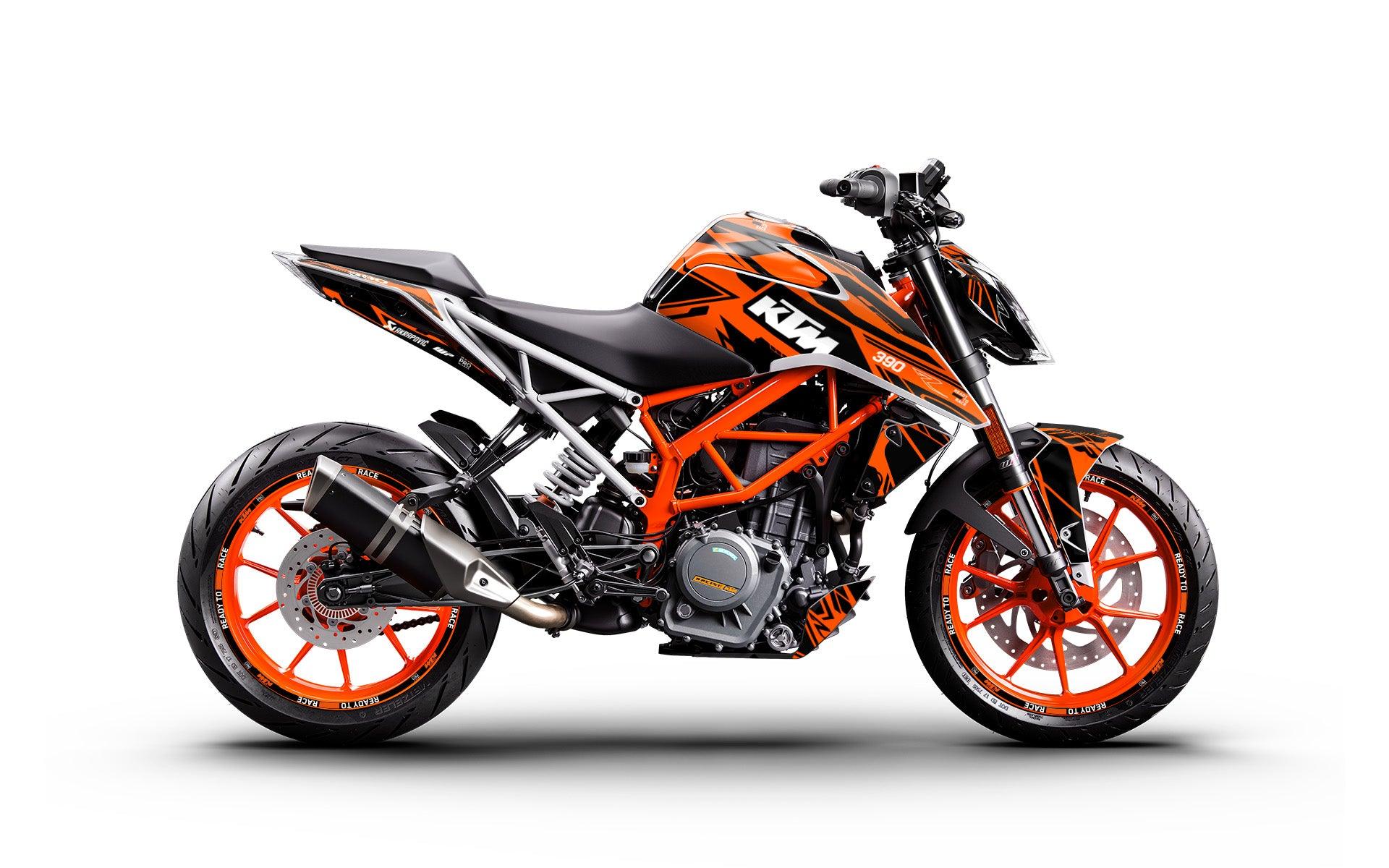 KTM 250 Duke 2011-2023 GRAPHICS - "Pulse" (Orange) - MotoProWorks