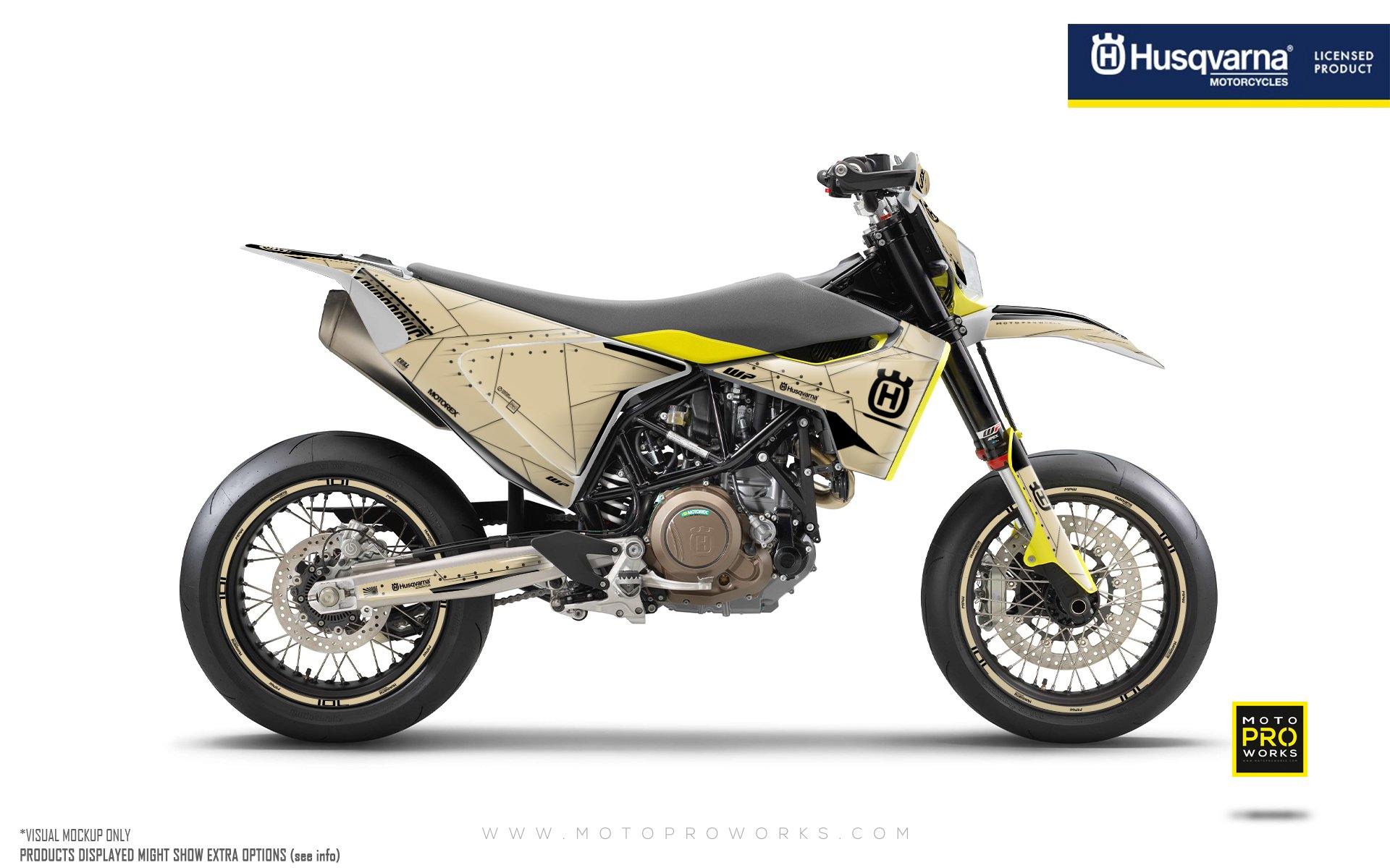 Husqvarna 701 Enduro Graphics - "Liberty" (Sand) - MotoProWorks