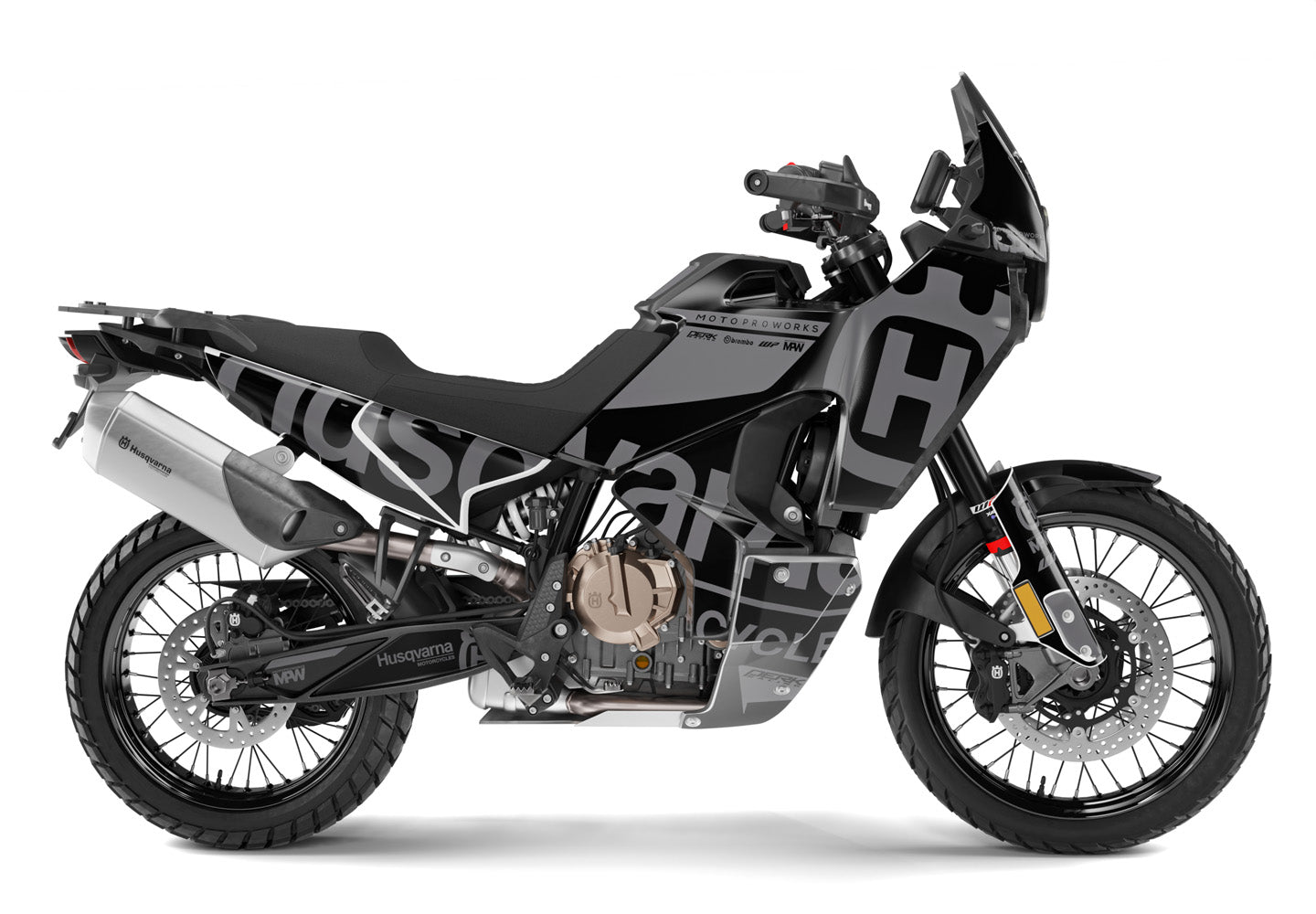 HUSQVARNA Norden 901 GRAPHICS - “Manifesto” (Black) - MotoProWorks