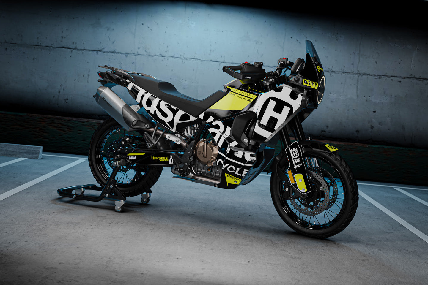 HUSQVARNA Norden 901 GRAPHICS - “Manifesto” (Black/Yellow) - MotoProWorks