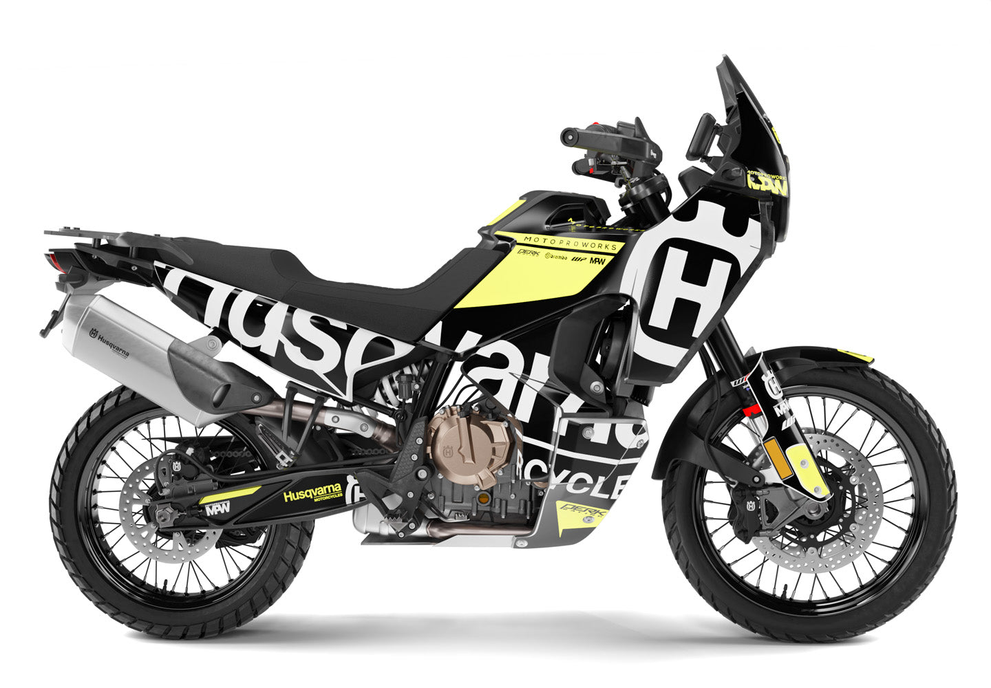 HUSQVARNA Norden 901 GRAPHICS - “Manifesto” (Black/Yellow) - MotoProWorks