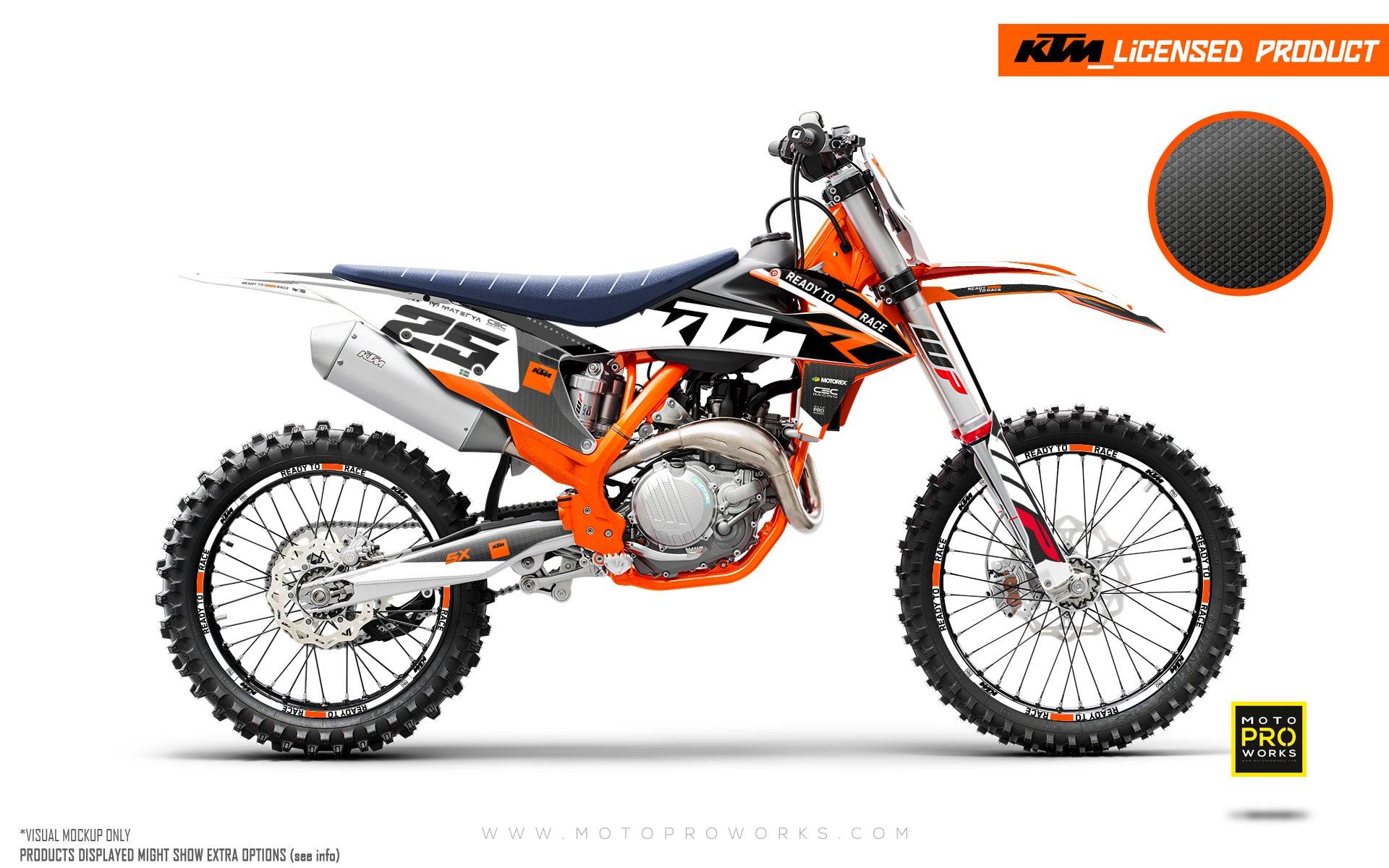 KTM XC / XC-F / XC-W GRAPHICS - "RR-Tech 2.0.2.2" (White) - MotoProWorks