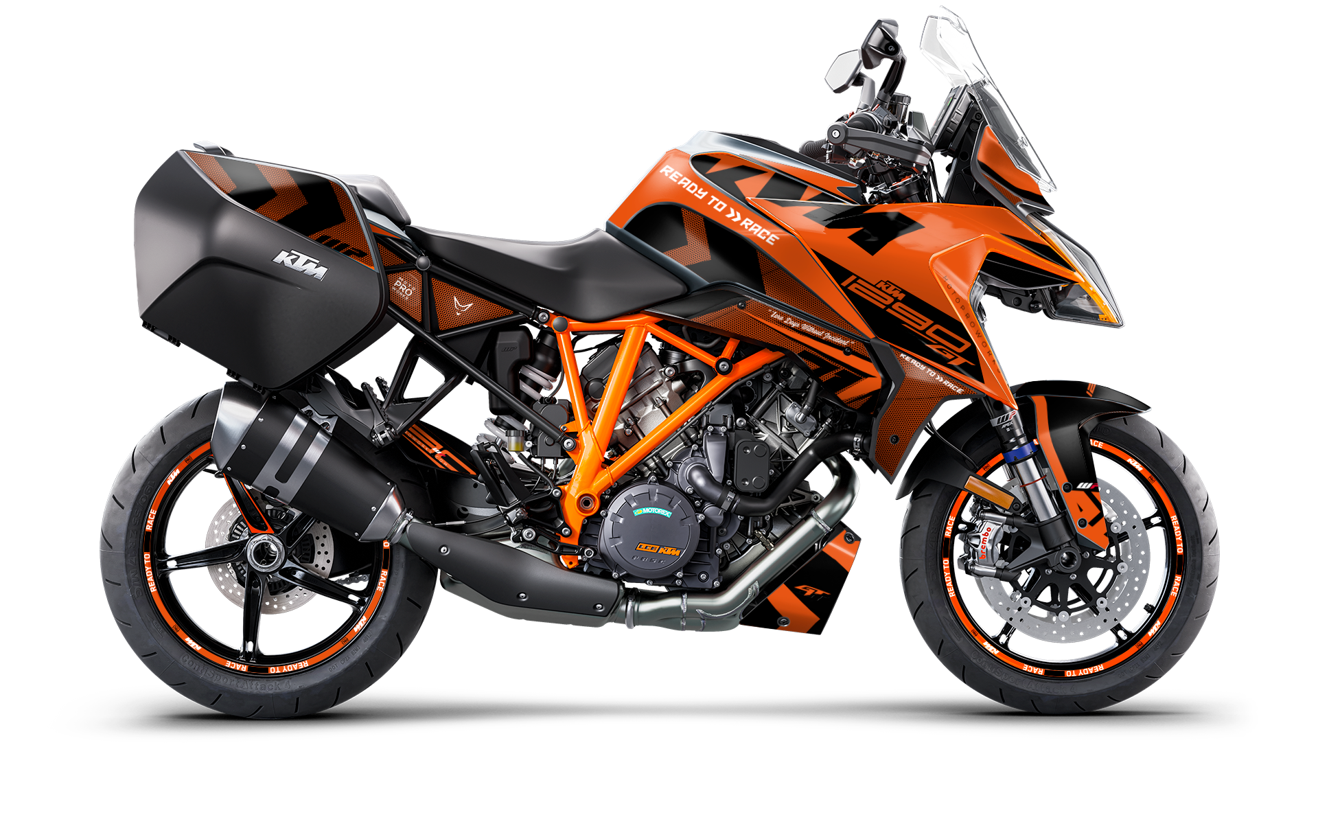 KTM 1290 Super Duke GT GRAPHICS - "Rasorblade" (Orange) - MotoProWorks