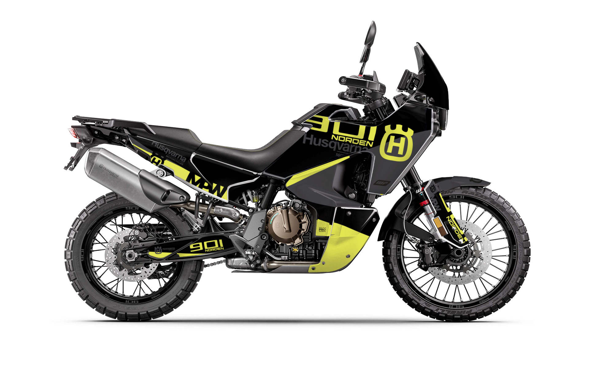 HUSQVARNA Norden 901 GRAPHICS - "NineOhTwo" (Black/Yellow) - MotoProWorks