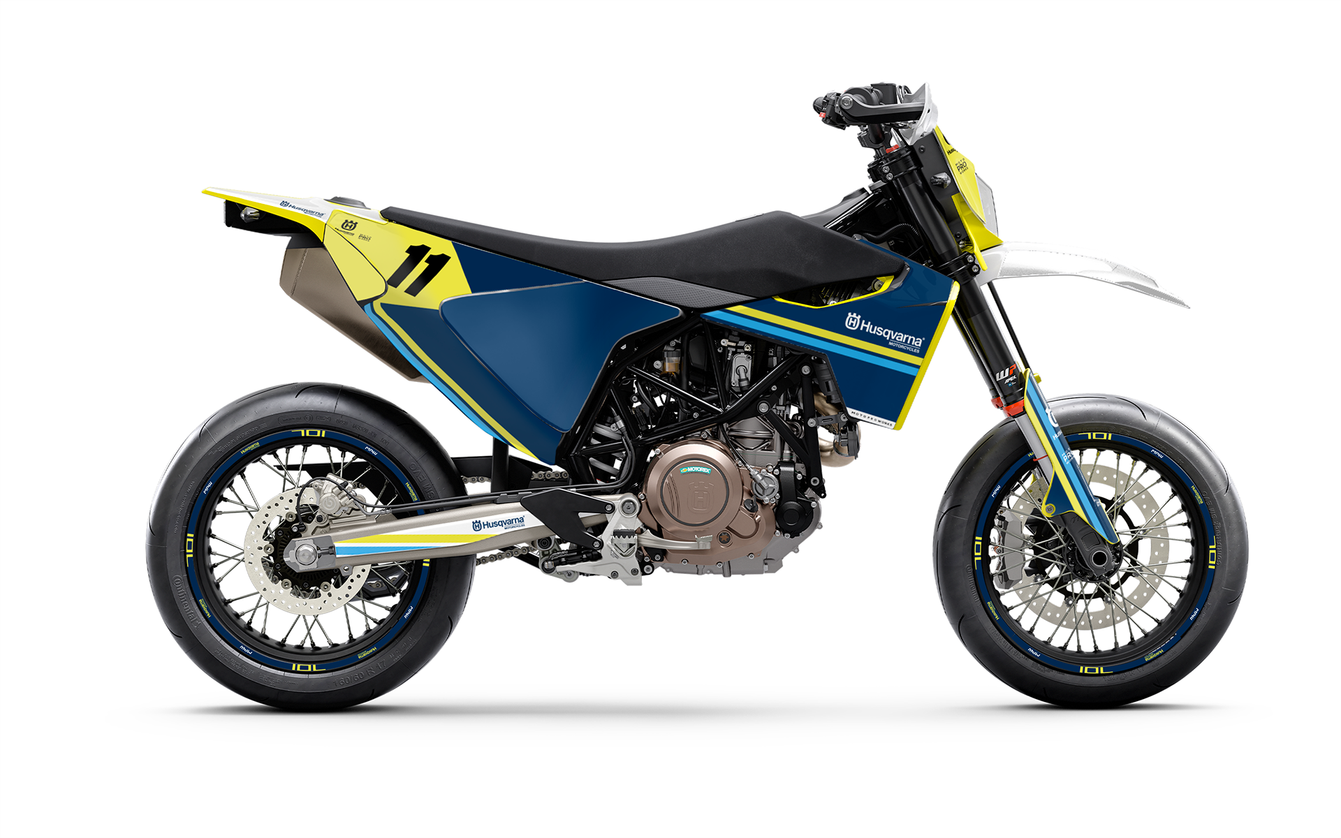 Husqvarna 701 GRAPHICS - "Duoline" (Husqvarna Blue) - MotoProWorks