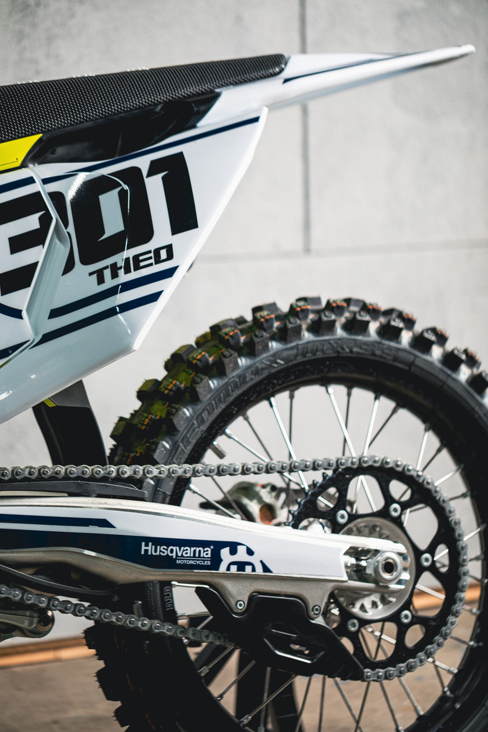 Husqvarna FC/TC GRAPHICS - "Fastlane" (White) - MotoProWorks