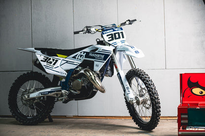 Husqvarna FC/TC GRAPHICS - "Fastlane" (White) - MotoProWorks
