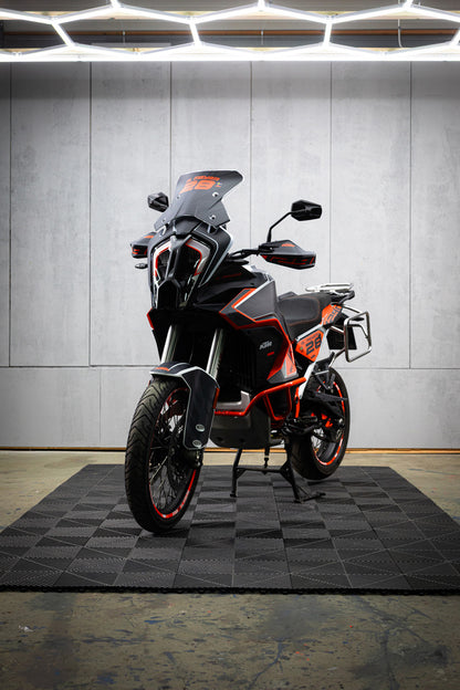 KTM 1290 Super Adventure GRAPHICS - "Fragment" (Black/Orange) - MotoProWorks