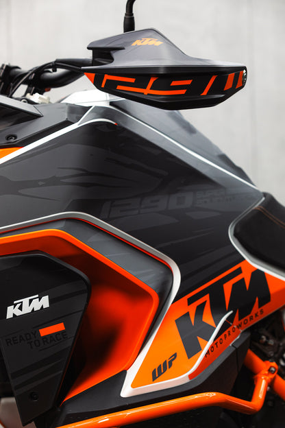 KTM 1290 Super Adventure GRAPHICS - "Fragment" (Black/Orange) - MotoProWorks