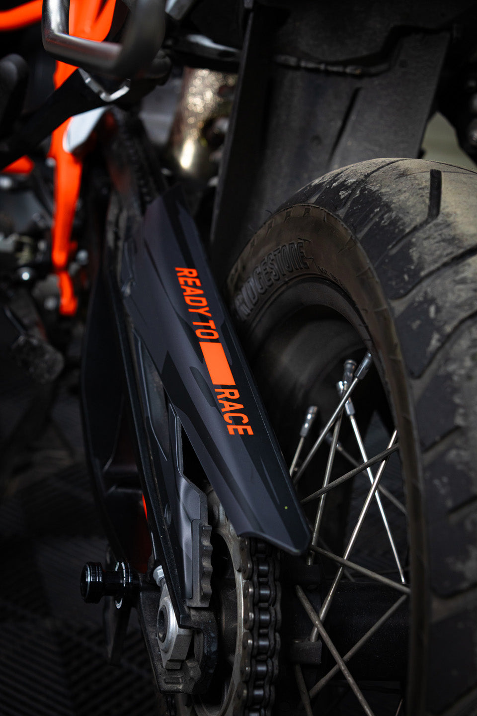 KTM 1290 Super Adventure GRAPHICS - "Fragment" (Black/Orange) - MotoProWorks