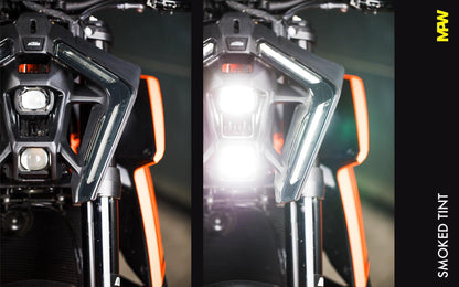 Premium Headlight Tinted Film for KTM 990 Duke - MotoProWorks