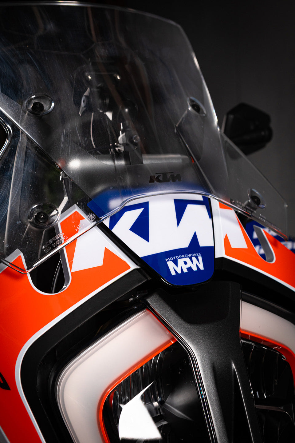 KTM 1290 Super Adventure GRAPHICS - "Frontier" (Blue/Grey) - MotoProWorks