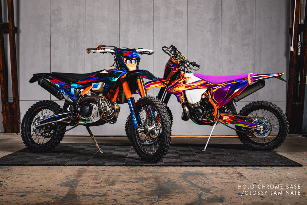 KTM EXC / EXC-F GRAPHICS - “Veltrix” (Orange) - MotoProWorks