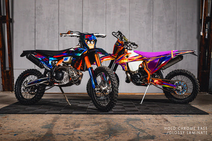 KTM EXC / EXC-F GRAPHICS - “Veltrix” (Orange) - MotoProWorks