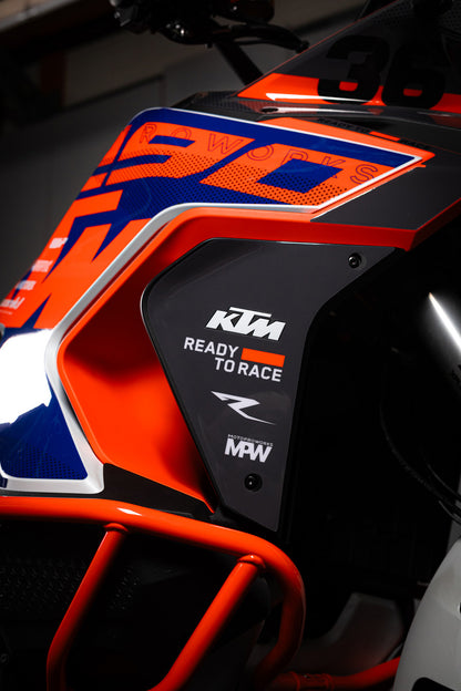 KTM 1290 Super Adventure GRAPHICS - "Frontier" (Blue/Grey) - MotoProWorks