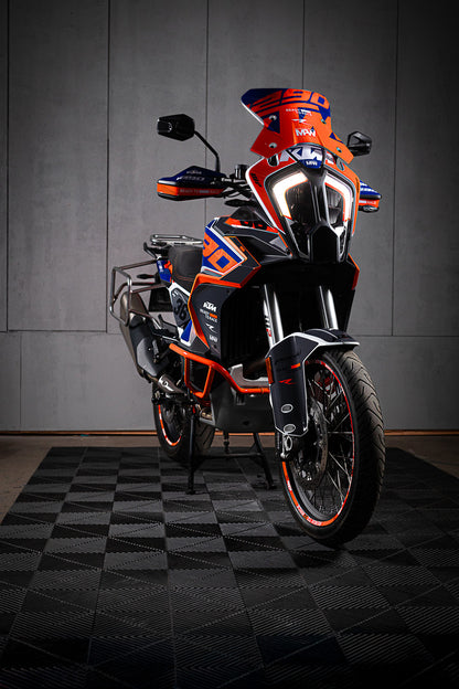 KTM 1290 Super Adventure GRAPHICS - "Frontier" (Blue/Grey) - MotoProWorks
