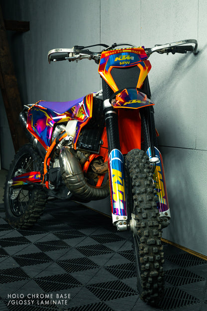 KTM EXC / EXC-F GRAPHICS - “Veltrix” (Orange) - MotoProWorks