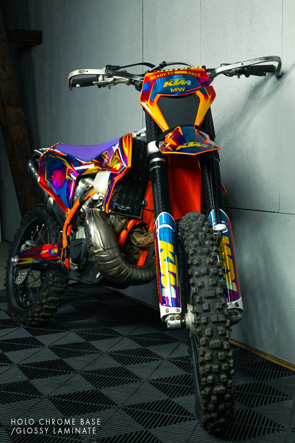 KTM EXC / EXC-F GRAPHICS - “Veltrix” (Orange) - MotoProWorks