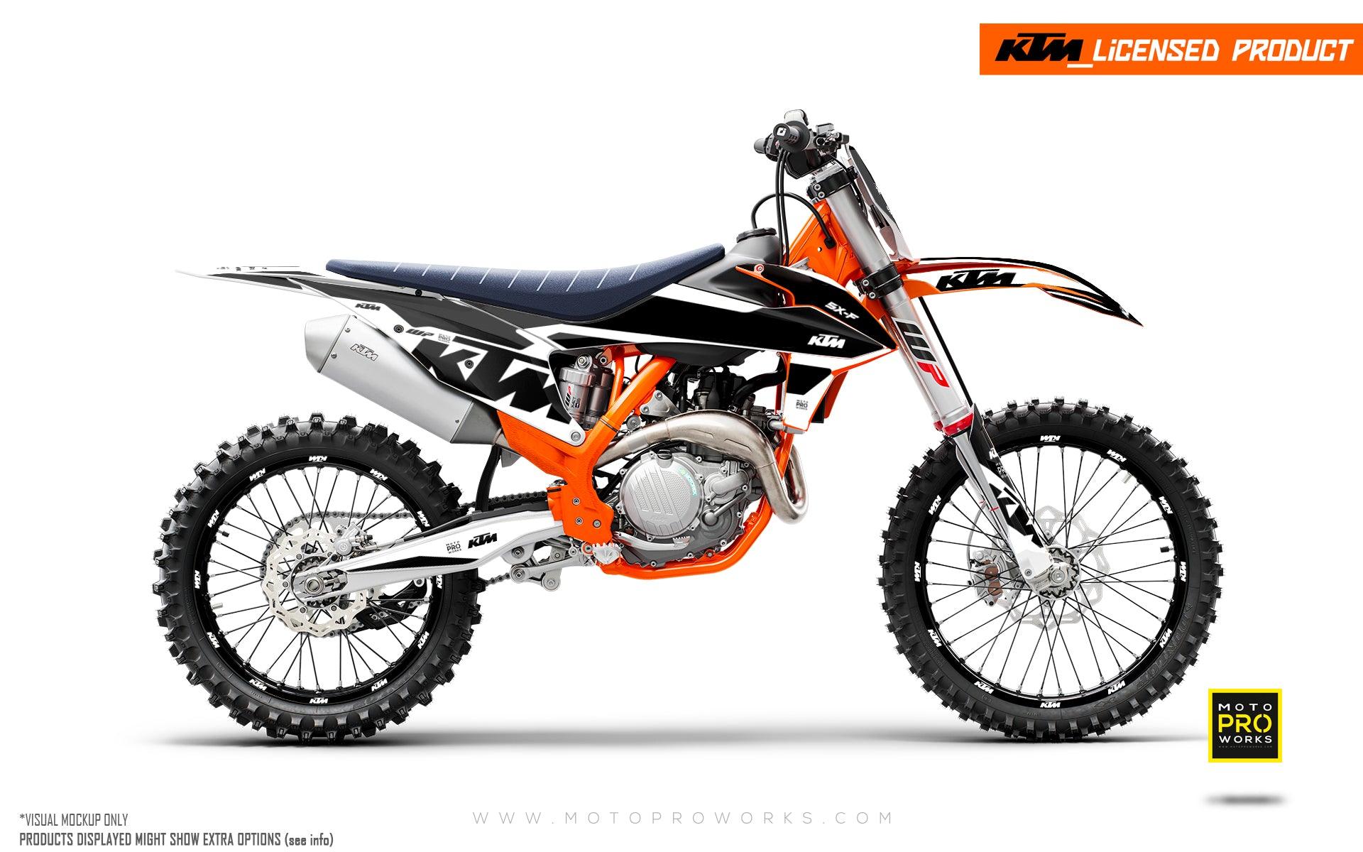 KTM SX / SX-F GRAPHICS - "Mounty" (Black) - MotoProWorks