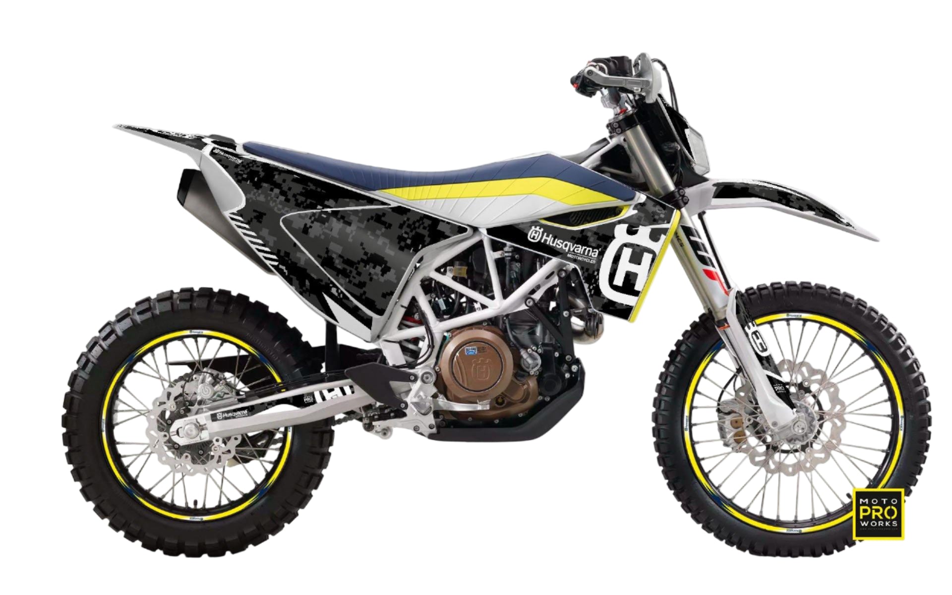 Husqvarna 701 Enduro Graphics - "FACTOR" (Marpatcamo/grey) - MotoProWorks