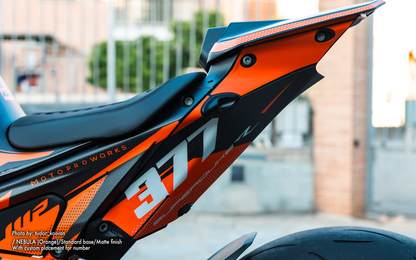 KTM 1290 Super Duke R GRAPHICS - "Nebula" (Orange) - MotoProWorks