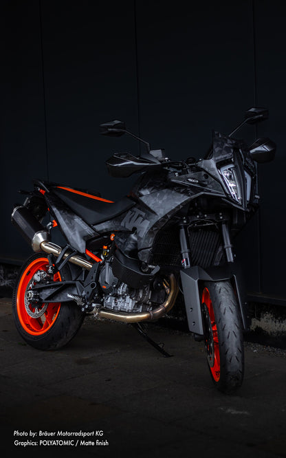 KTM 890 SMT GRAPHICS - "Polyatomic" (Stealth) - MotoProWorks