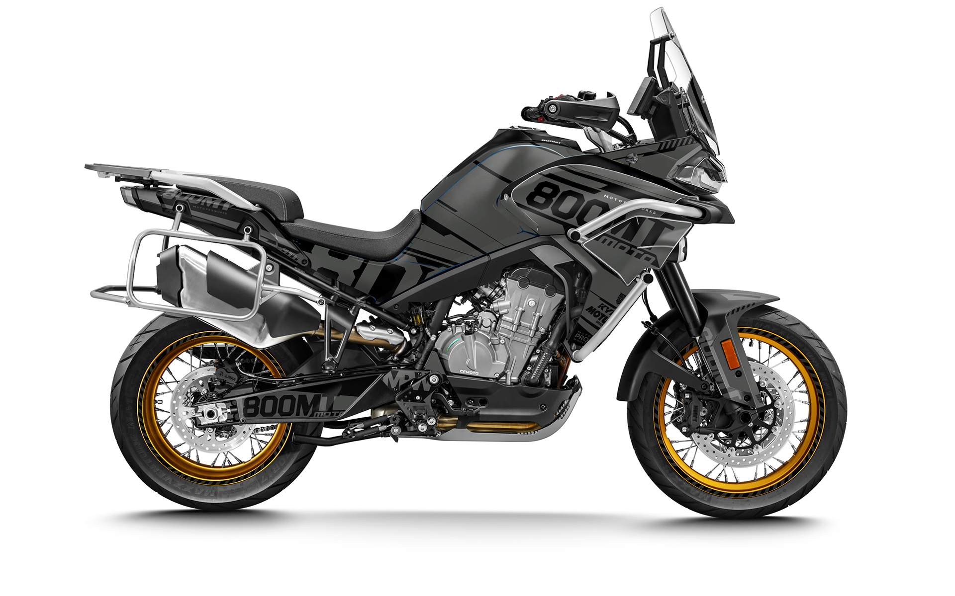 CFMOTO GRAPHICS - "Archer" (Black) - MotoProWorks
