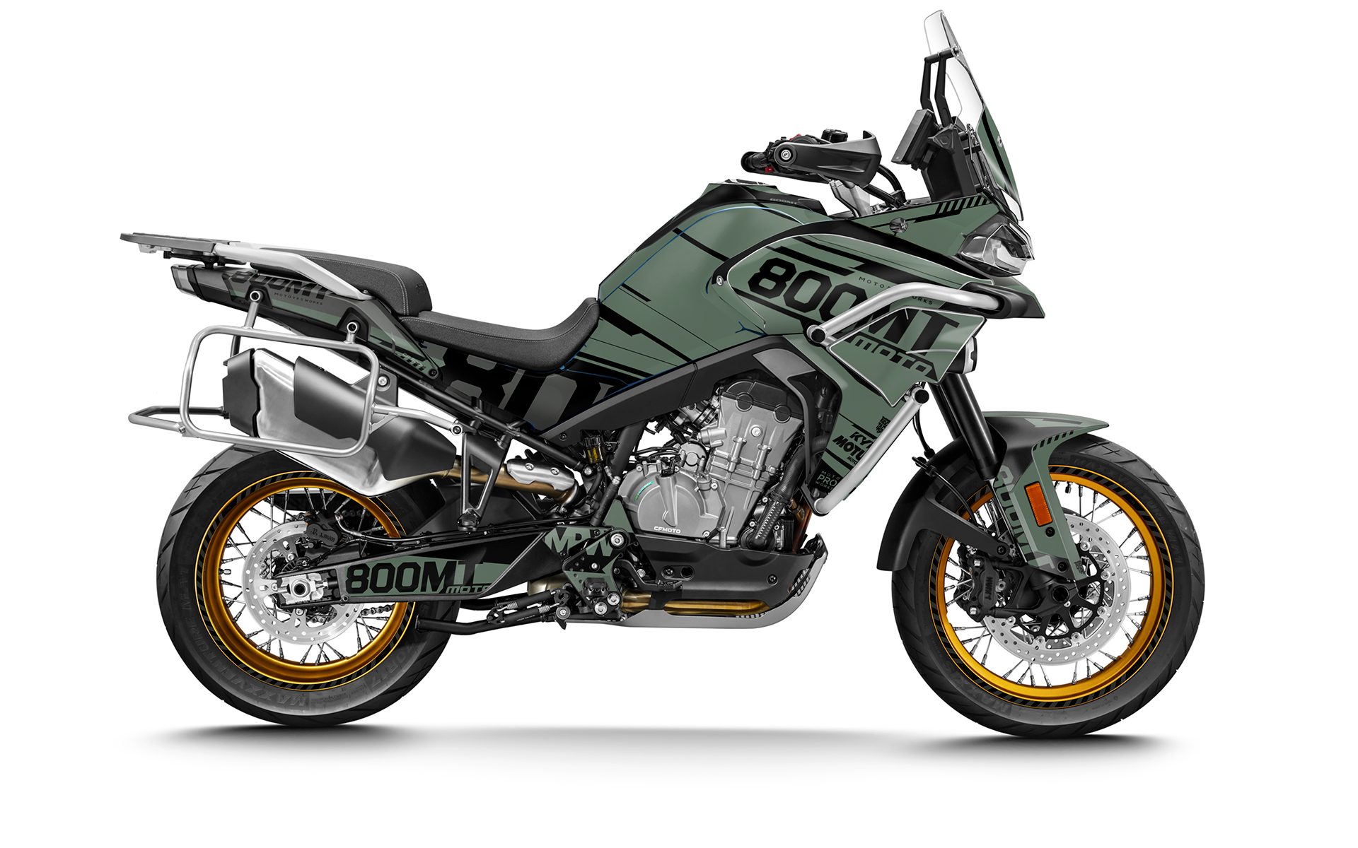 CFMOTO GRAPHICS - "Archer" (Moss) - MotoProWorks