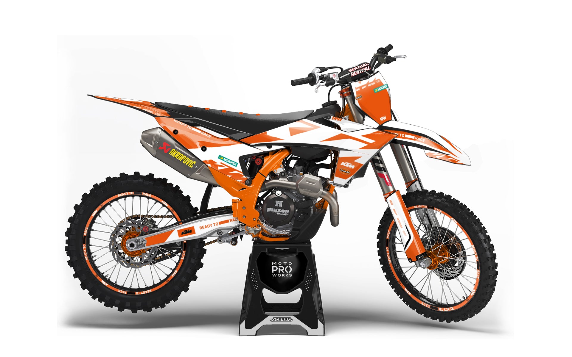 KTM EXC / EXC-F GRAPHICS - “Podium” (Orange) - MotoProWorks