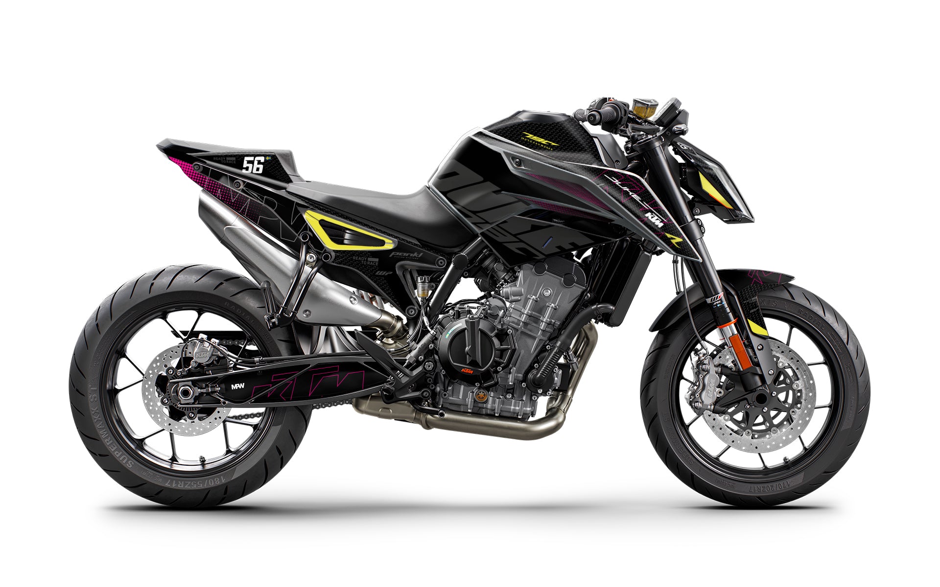 KTM 790/890 Duke GRAPHICS - “Nyro” (Magenta) - MotoProWorks