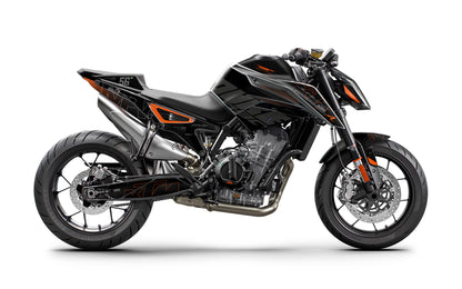 KTM 790/890 Duke GRAPHICS - “Nyro” (Orange/Black) - MotoProWorks