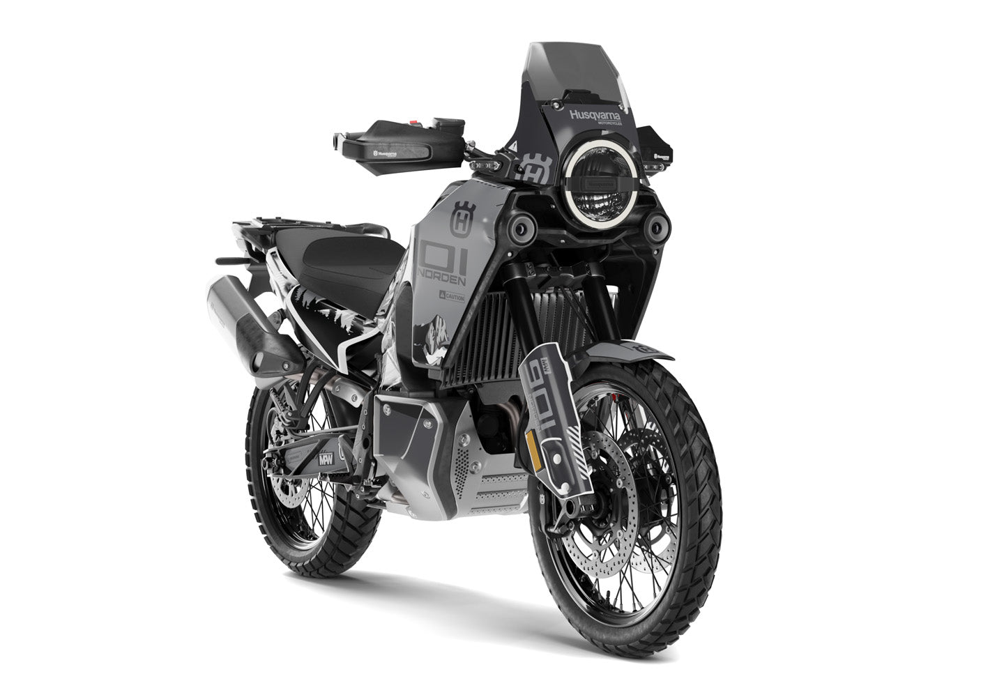 HUSQVARNA Norden 901 GRAPHICS - “Outlander" (Grey) - MotoProWorks