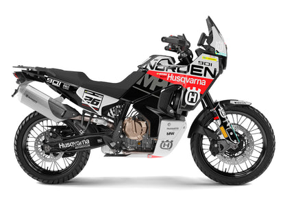 HUSQVARNA Norden 901 GRAPHICS - “P1” (Black/Red) - MotoProWorks