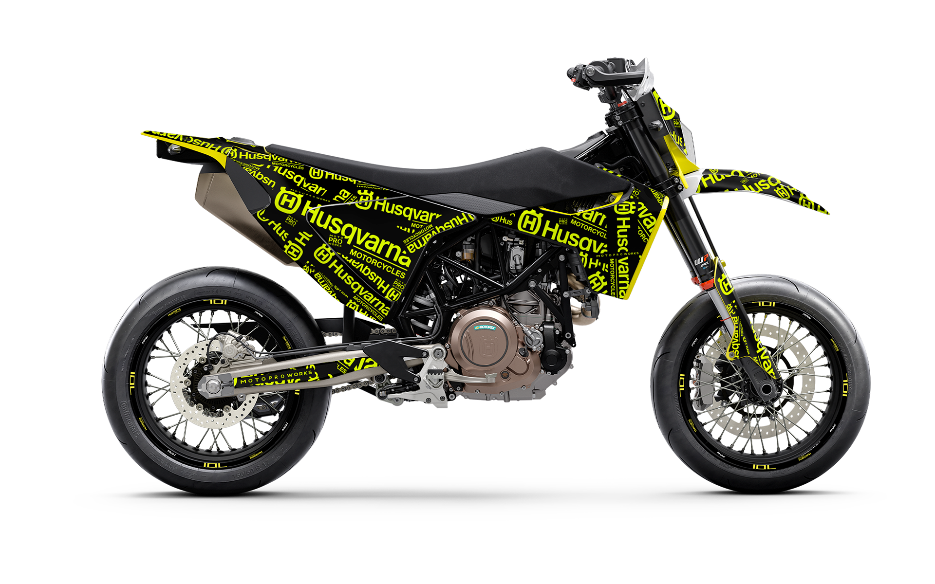Husqvarna 701 Enduro GRAPHICS - "Prototype" (Yellow Fluo Edition) - MotoProWorks