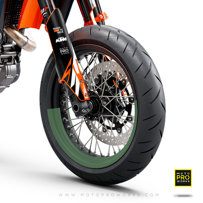 Spokeless 50/50 - Supermoto Rim Wraps - MotoProWorks