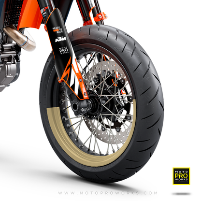 Spokeless 50/50 - Supermoto Rim Wraps - MotoProWorks