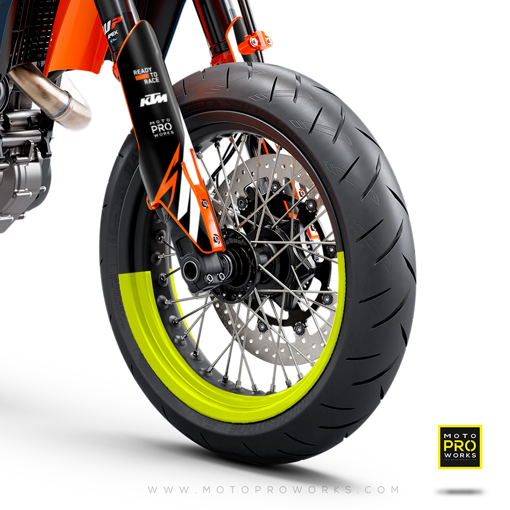 Spokeless 50/50 - Supermoto Rim Wraps - MotoProWorks